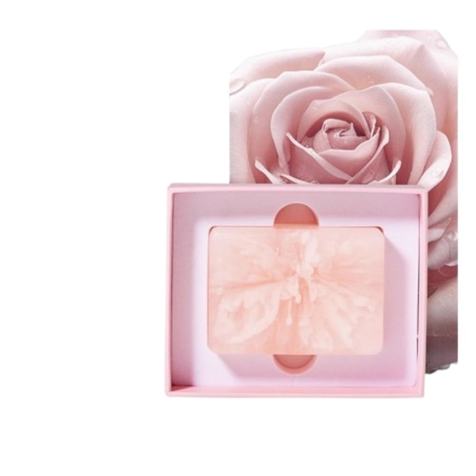 Rose Essential Oil Handmade Soap Long-lasting fragrance moisturizing for face and body wash 150g