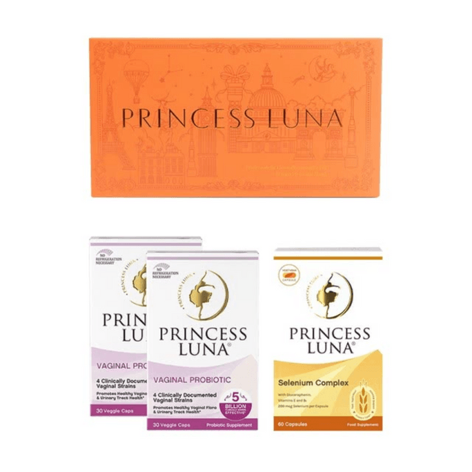 【香港直邮】 德国 月神 女性悦己私护套盒 (女士益生菌30粒✖️2盒➕麦芽硒60粒1盒)