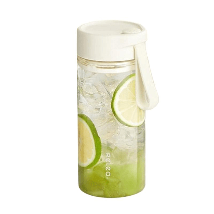 Biodegradable plastic water bottle, suitable for sports and portable, 550ml * 1 piece