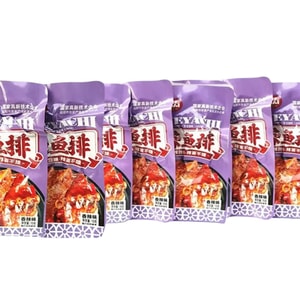 Spicy Fish Fillets Spicy Snack Hunan Specialty Spicy Flavor 15g*7pcs
