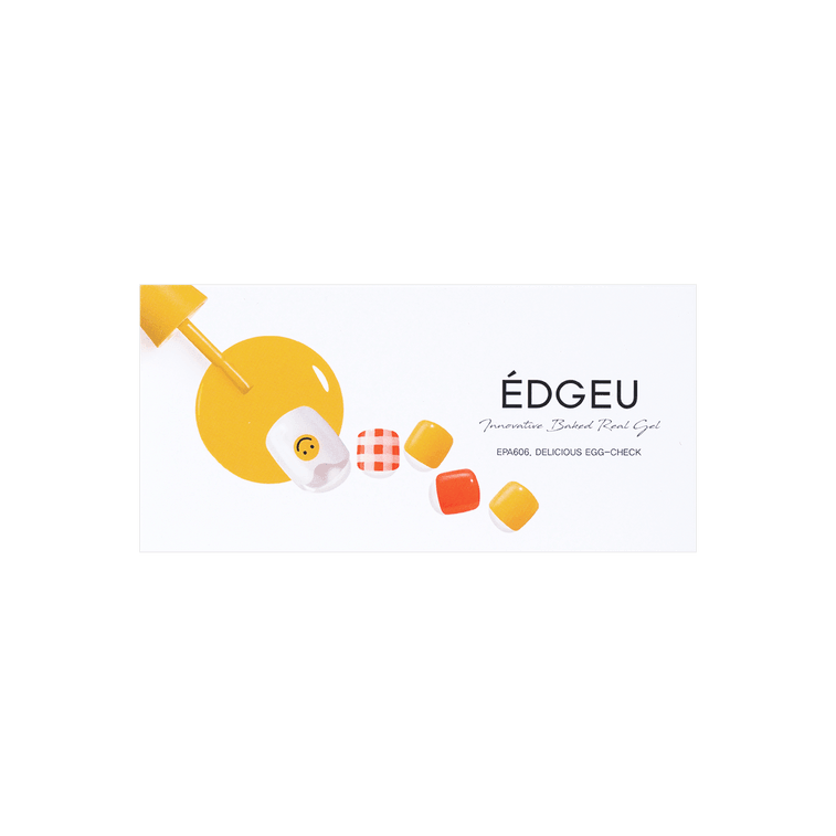 Innovative Baked Real Gel Nail Strips Peel Off Nails For Foot #EPA606 Delicious Egg-Check 4