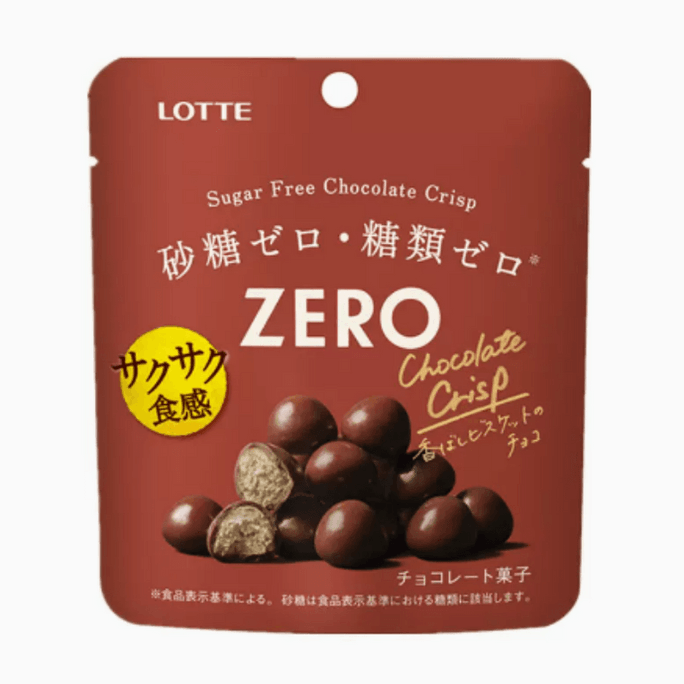 Lotte Zero Sugar Free Chocolate Crisp 1.0 oz (28 g)