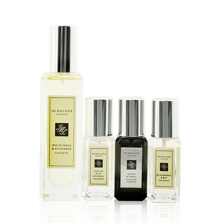 【香港直送】JO MALONE ホワイト モス アンド スノードロップ コロン マッチング セット: ホワイト モス アンド スノードロップ コロン  30ml + イングリッシュ ペア ＆ フリージア コロン 9ml + ブラックベリー ＆ ベイリーフ コロン 9ml + ミルラ & トンカ コロン 