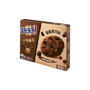 【中国直邮】趣多多 大块曲奇黑巧克力味早餐零食休闲办公室休闲零食品 144g*1盒