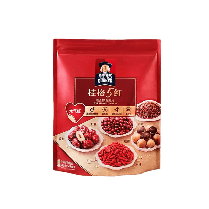 5 Red mixed instant cereal with red nourish red five heavy red nourish red for good color  480g