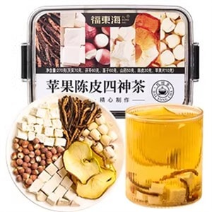 【中国直邮】 福东海 苹果陈皮四神汤组合茶饮女人养生茶中药材 270g