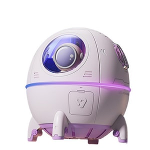 중국 다이렉트 메일 Coopever 가습기 우주 캡슐 분위기 야간 조명 220ml 데스크탑 분무기 수화 장치 자동차 가습 분무기 라이트 퍼플