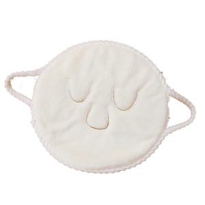 Face towel hot compress cold compress mask three holes hanging ear