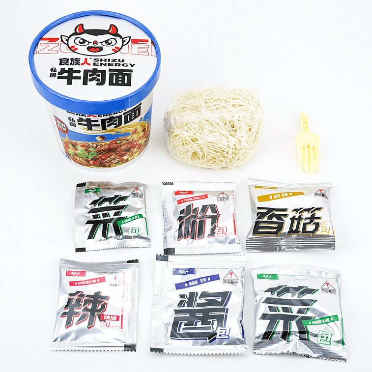 食族人 私房素牛肉麵 桶裝100g 9