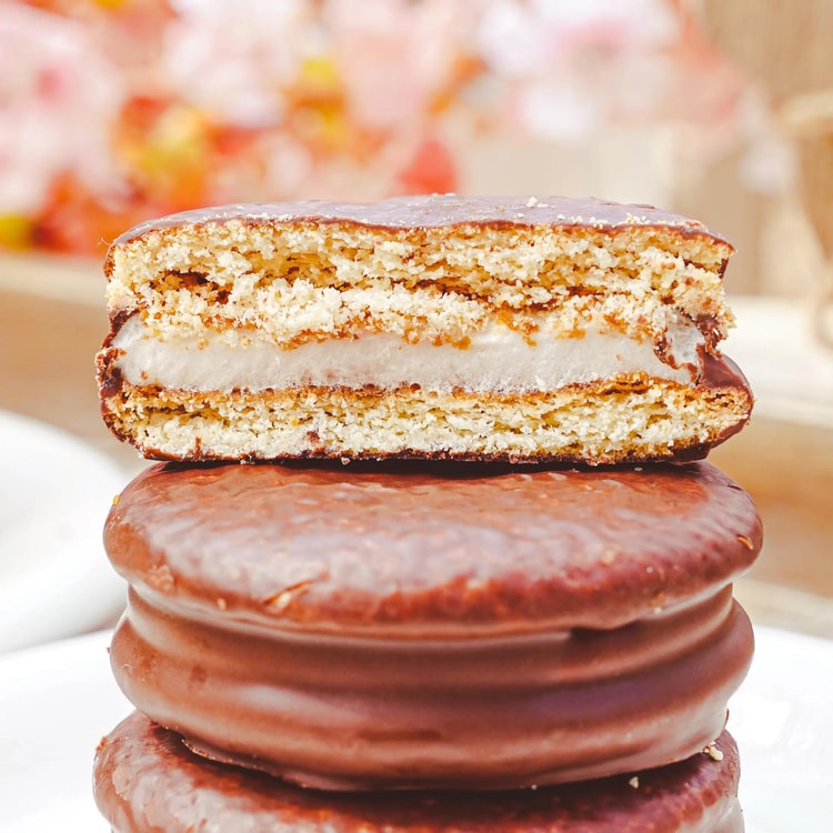 LOTTE Korea Choco Pie Marshmallow Filling ,12 Piece 11.85 oz