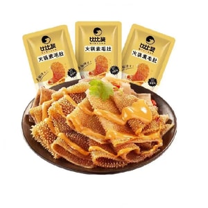 【This sesame paste aroma is so so so fragrant!!!】Large pieces of vegetarian tripe【Authentic Beijing sesame paste konjac crisp and refreshing】Snacks to satisfy your craving 9g*20 packs