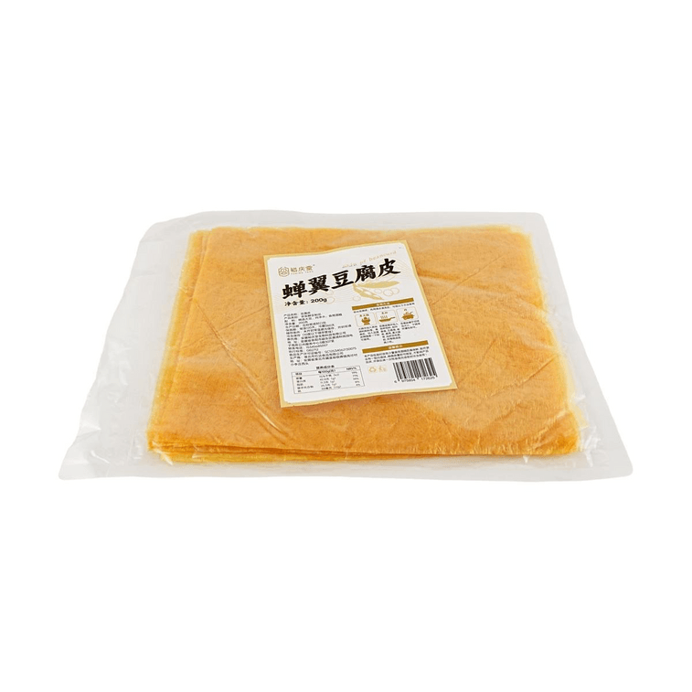 裕慶堂 蟬翼豆皮 200g【乾張 乾油豆腐皮 油豆皮】【可澇火鍋、炒菜、煮湯、煎炸】 7
