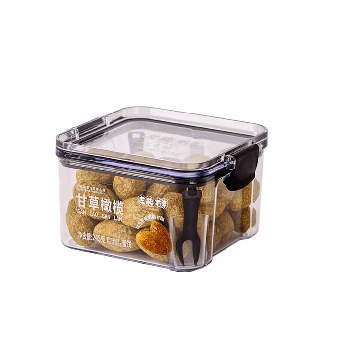 좌매이구이 감초 절임 올리브, 달콤하고 짭짤한 절임 과일, 245g 캔