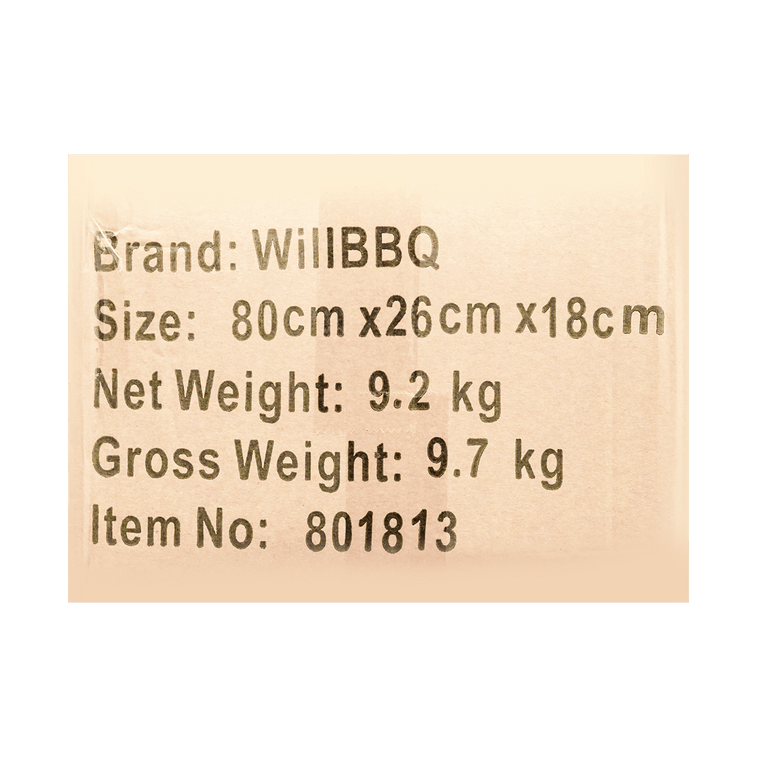 Commercial Quality Portable Charcoal Grill Lamb Skewer Folded Camping Barbecue Grill (80x26x18 cm) 7