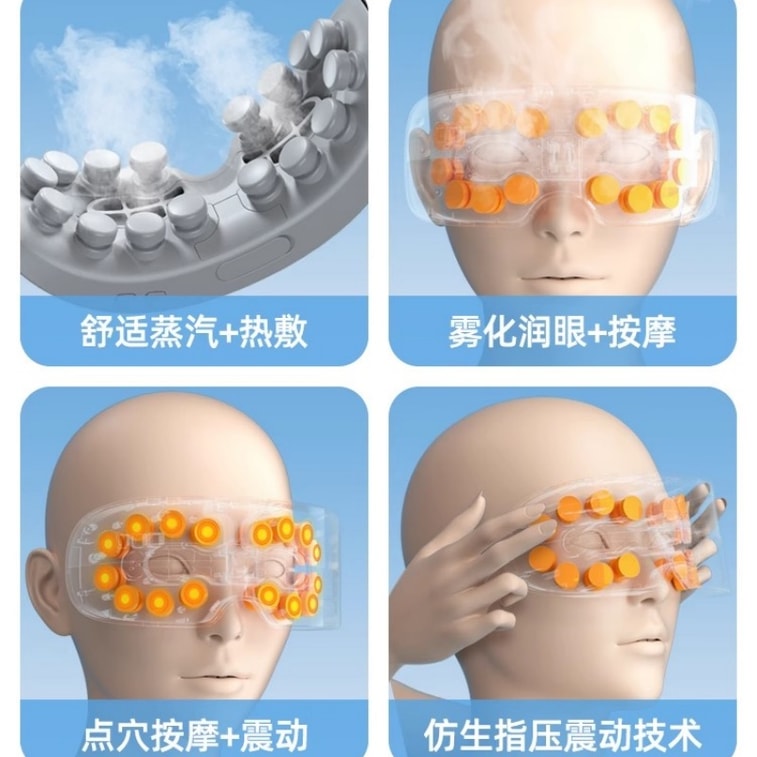 Eye Massager Moisturises Eyes Relieves Eye Fatigue and Dryness Hot Compress Steam  Upgraded Massage Model 1 piece 4