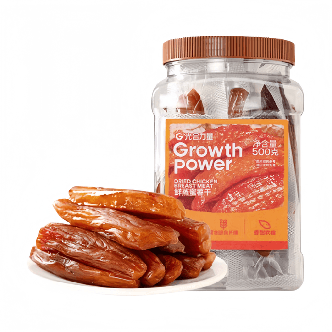 Photosynthesis Power Fresh Steamed Sweet Potato Chips with Skin, Dietary Fiber 500g*1 Jar