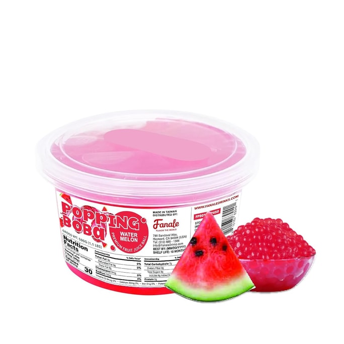 Popping Bursting Boba Watermelon Flavor 450g