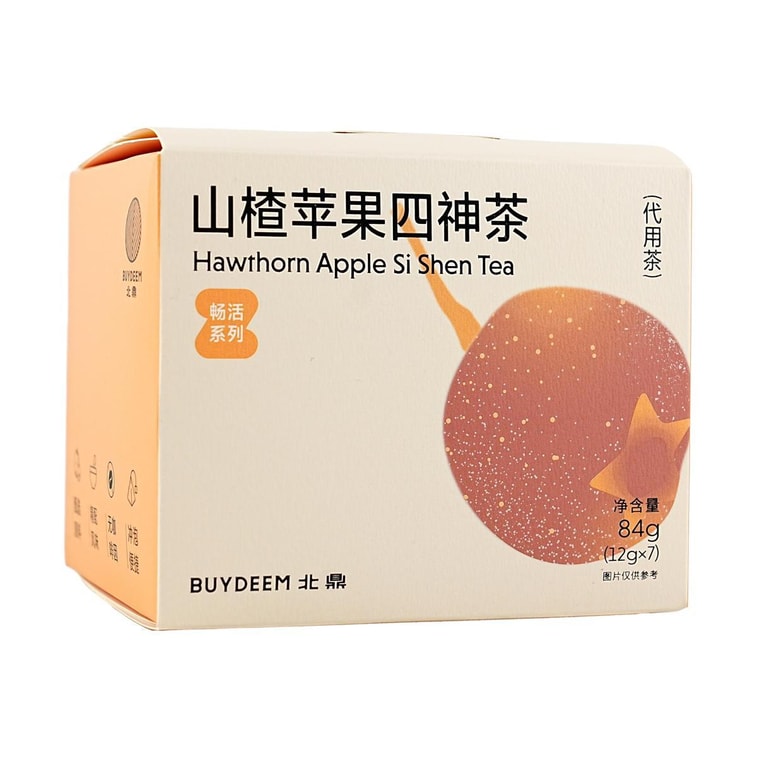 Active Tea Series Brewed Tea Bags, Hawthorn Apple Four Gods Tea, 7-Pack, 2.96 oz  4