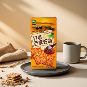 Bamboo Salt Vegetarian Flaxseed Biscuits, 4.06 oz