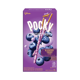 POCKY Crushed Fruits Blueberry Yogurt Flavor Biscuits Sticks 38g