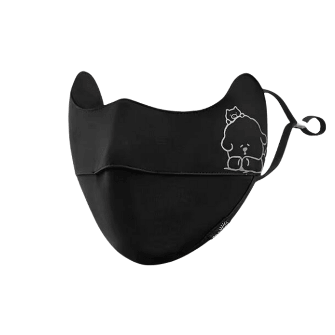 [중국발 다이렉트메일] 별과 같은 스타일의 오써니 선크림 마스크, 통기성 좋고 여성스러워요, 아이스 실크, 자외선 차단, 입체 오리지널 원사, 클라우드 파우더