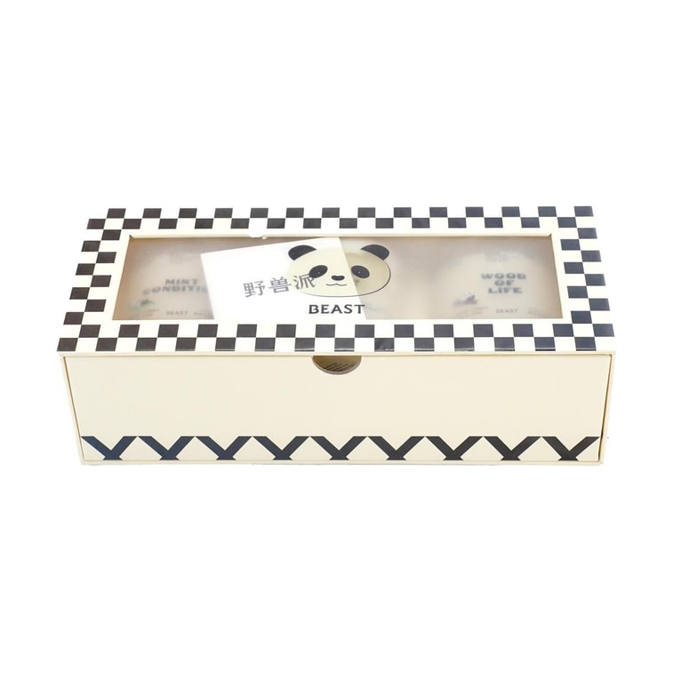 パンダププの香りのキャンドル、ソイワックスアロマセラピーギフトセット、ホリデーギフトに最適THE BEAST パンダププセ 7