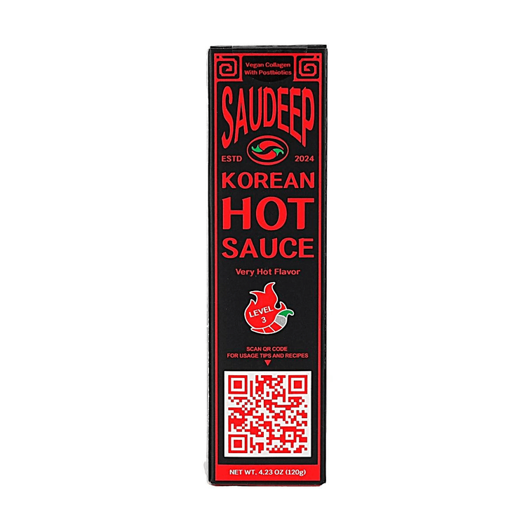 韩国SAUDEEP 韩式辣酱 超辣 120g 【Level 3特辣】【含植物胶原蛋白与后生元】 5