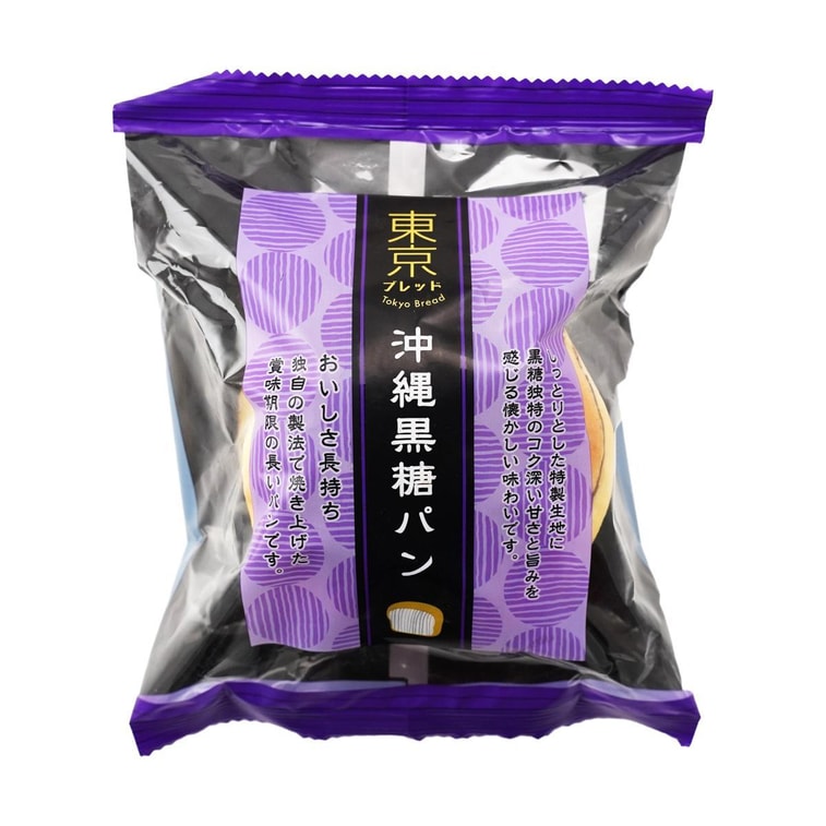 日本TOKYO BREAD東京麵包 天然酵母麵包 沖繩黑糖味 1枚裝 70g【早餐必備】 3