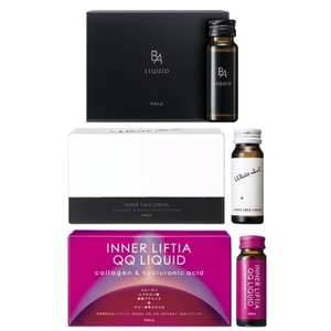 JAPAN Inner Liftier QQ Liquid 10pc + Body Spot Whitening Liquid 10 Bottles+BA Collagen Liquid 12*20ml