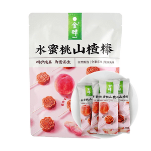金曄 水蜜桃山楂棒 108g【食材乾淨】【酸甜軟糯】