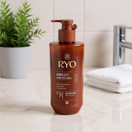 韩国RYO吕 棕吕丰盈强化发根护发素 强韧蓬松 改善断发  木质麝香调 48小时蓬松留香 480ml 【新升级版】