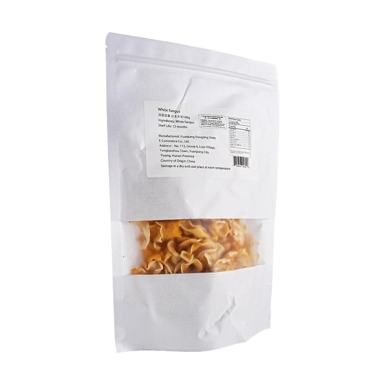 洞庭故事 白玉木耳 100g【精選白木耳 胖東來同款火鍋木耳】 6