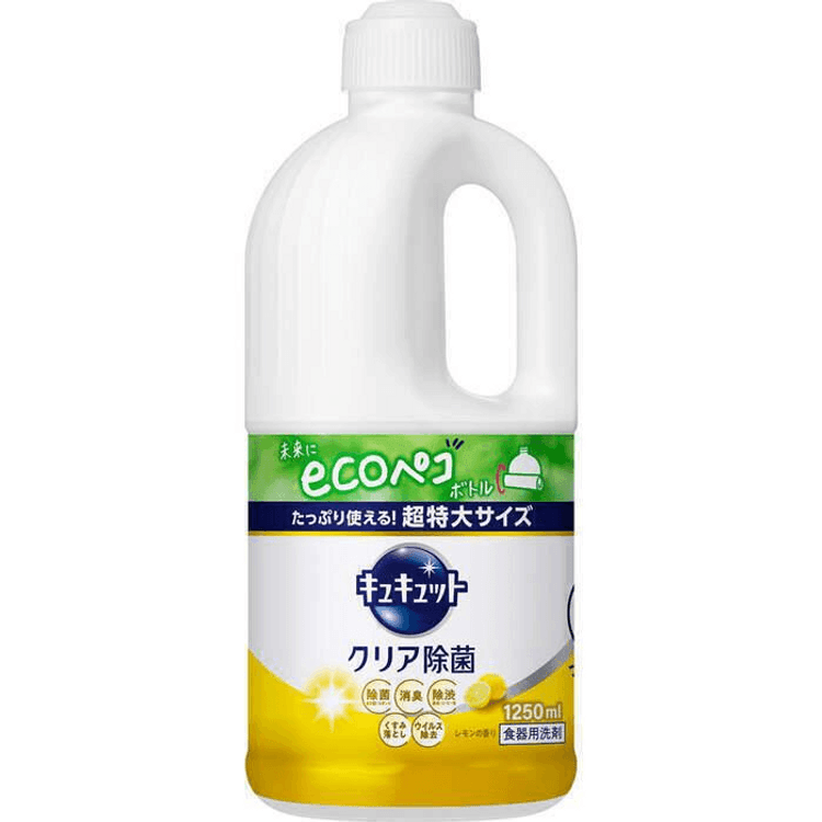 衛生日用品 yum Concentrated dishwashing liquid refill 1250 ml - Yami.com