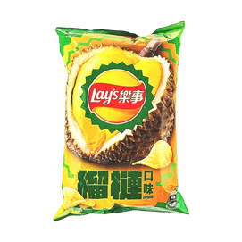 台湾版LAY'S乐事 薯片 榴莲味 70g【全新猎奇口味】【台湾711限定】