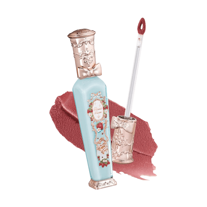 Rococo Series Lip Glaze Liquid Lipstick S02 Peachy Milk