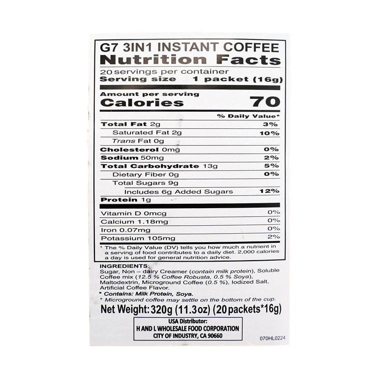 Vietnamese 3in1 Instant Coffee,20pcs, 11.3 oz【Vietnam Trendy】【Rich Aroma, Refreshing And Invigorating】 16