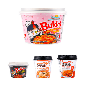 SAMYANG Buldak Tteokbokki Carbonara+Spicy+Tomato+Sweet & Spicy 22.50 oz