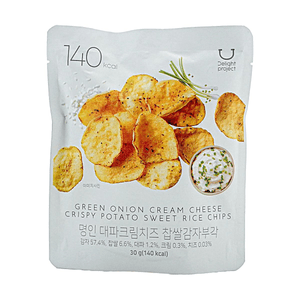 Green Onion Cream Cheese Crispy Potato Sweet Rice Chips 1.06oz 【Master Crafted】【Traditional Craft】