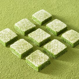 抹茶ウエハースクッキー 3.88オンス【一級抹茶パウダー】【京都百年ブランド】