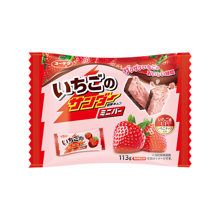 Urakami Seika Chocolate Series - Strawberry Thunder Mini Bars 113g