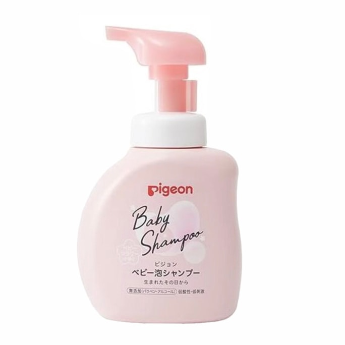 Pigeon Baby Shampoo Gentle Foam Hair Shampoo With Flower Fragrance 0 Months And Up 11.8 Fl. Oz