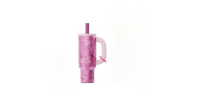 CHaKOLAB XU Full Pure Titanium Large Ti Straw Cup Pink 1100ml