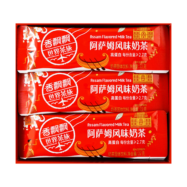 香飘飘 阿萨姆风味 冲泡奶茶 264g 4