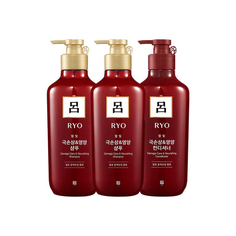 Red Color Treatment Repair Special Shampoo 18.6 oz x 2 bottles + Conditioner 18.6 oz x 1 bottle