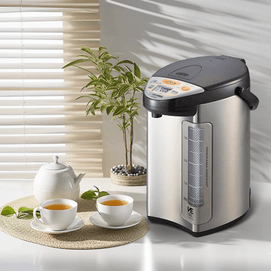 【Low Price Guarantee】VE Hybrid Water Boiler And Warmer, 135.26 fl oz, CV-DCC40, Stainless Dark Brown, 120 Volts