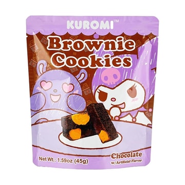 Sanrio Kuromi Chocolate Brownies Cookies, 1.59 oz