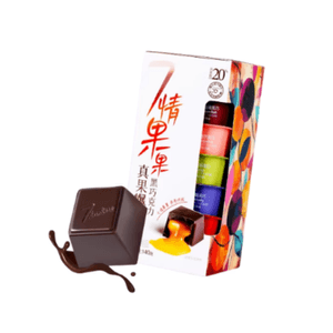 Dark Chocolate Lava Filling Jam Sweet & Sour Fruit Flavor Rich Silky Pure Cocoa Butter New Year Candy Gift 140g