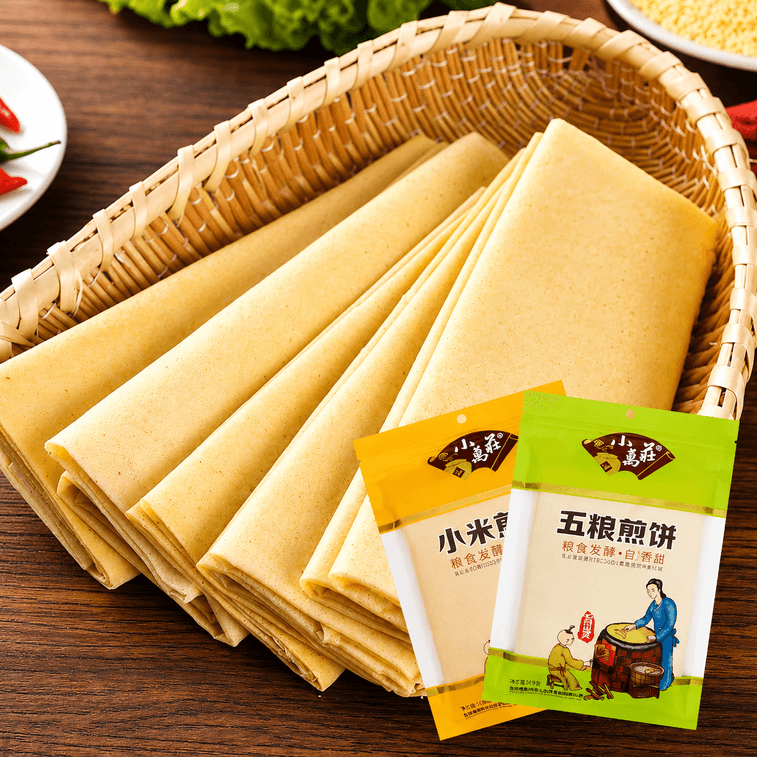 burrito 240g fragrant soft elastic slip authentic Shandong big pancake healthy coarse grain food 5