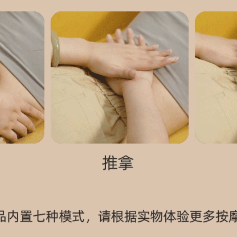 【中国直邮】 奥克斯 腰部按摩器腰带震动加热腰疼肌劳损神器腰椎热敷暖宫腹仪 灰色顶配款 一个装