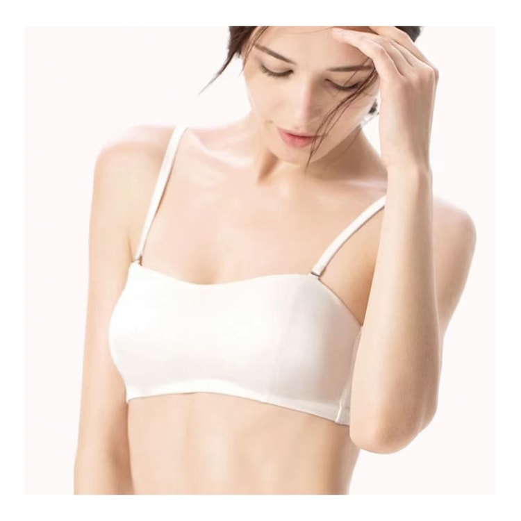 Women Invisible Sports Bra Elastic Wrapped Tube Top Strapless